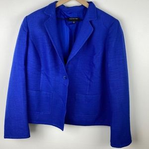 Jones New York Blue Blazer 14 W